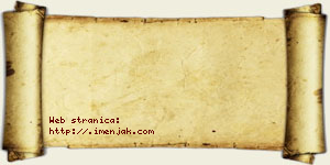 Tanja Jaglikić vizit kartica